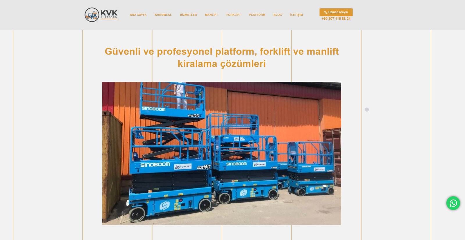 kvklift.com screenshot 1